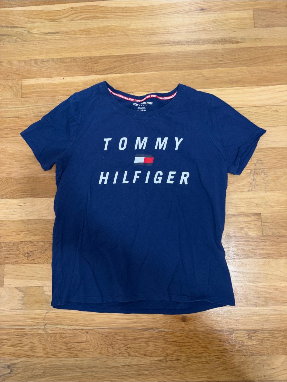 Tommy Hilfiger Kids Navy Short Sleeve Logo Tee